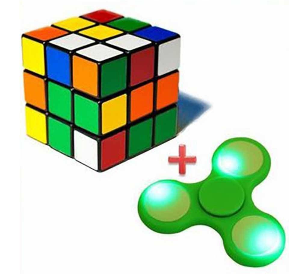 Combo Pack (Rubics Cube + Spinner)