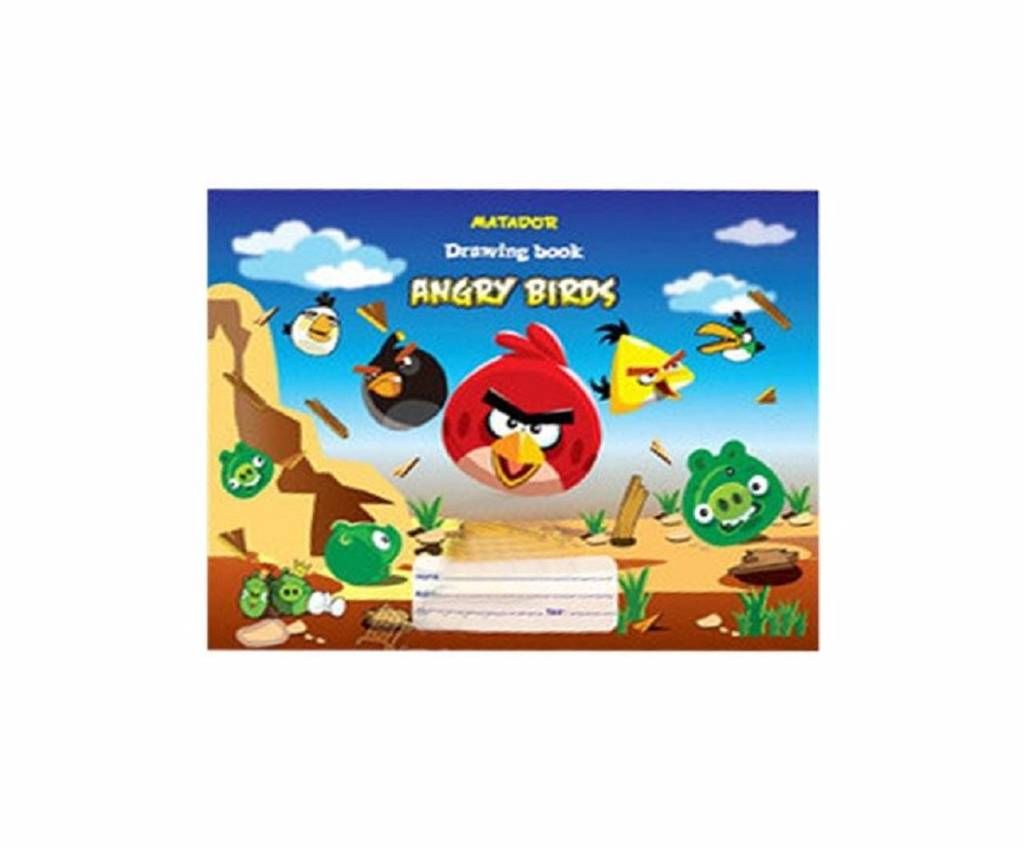 Matador Angry Birds Drawing Book-44 pages 