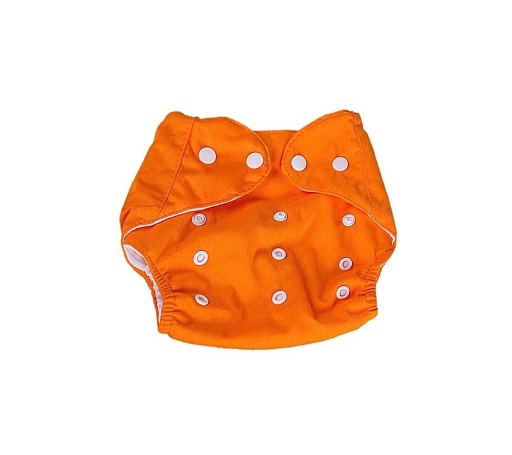 Discovery Kids Reusable Baby Cloth Diaper (3kg-15kg) - Orange