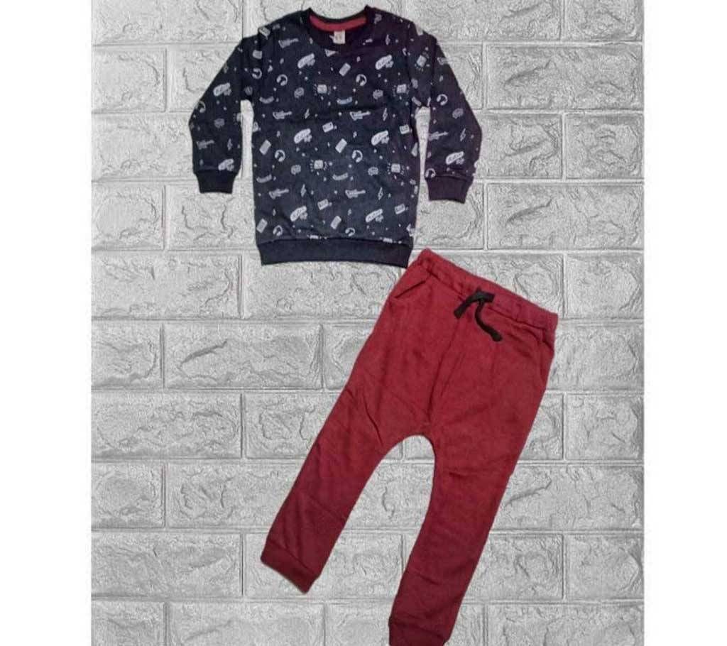 Kids Baby Boys/Girls Sweatshirt Tops & Pants Trousers Outfits Set For Winter