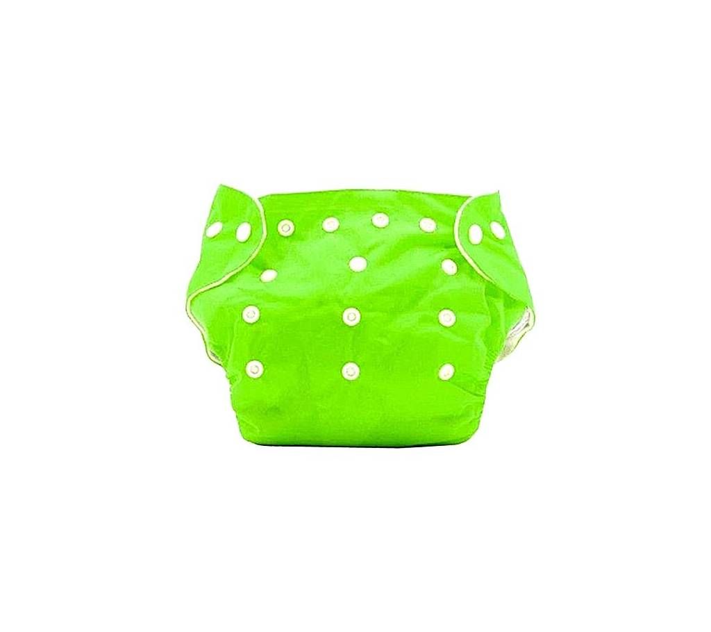 Reusable Baby Cloth Diaper (3kg-15kg) - Lemon Green
