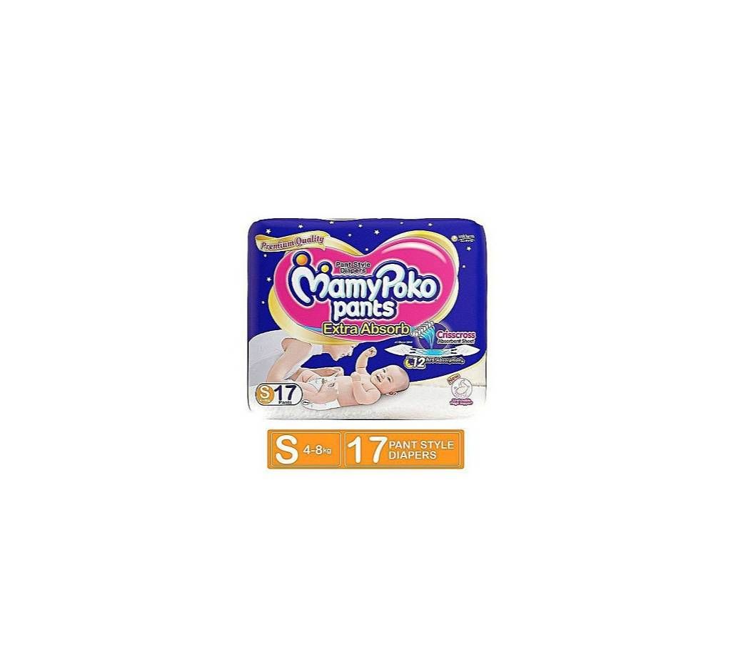 MAMYPOKO PANTS SMALL(4-8KG) - 17 Pcs