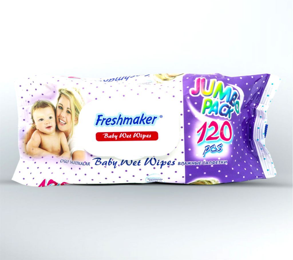 Freshmaker Baby Wet Wipes- Purple