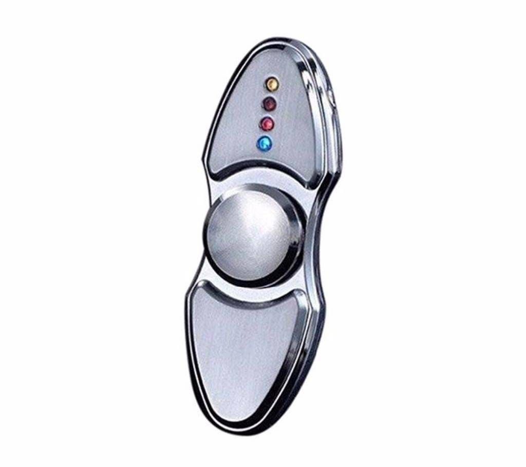 Usb Rechargable Lighter Spinner - Black