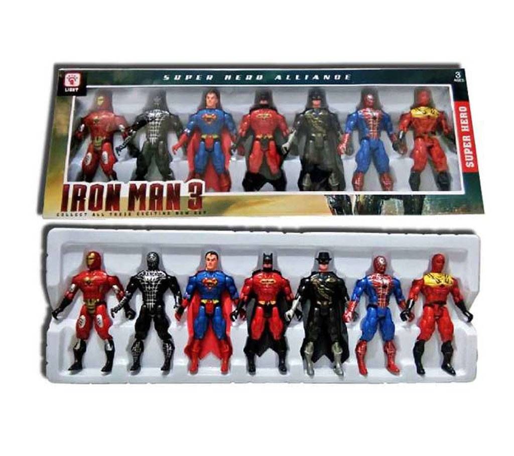 Super Hero Action Figure Toy Set