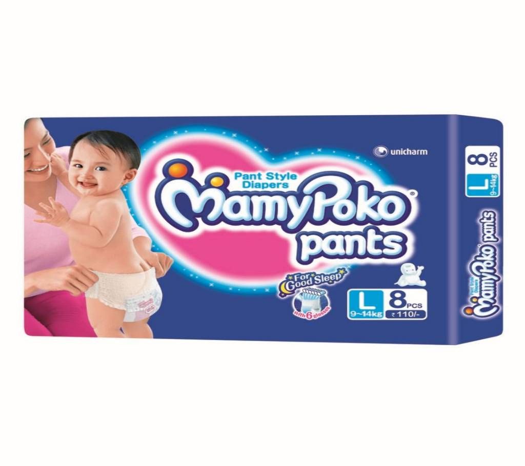 MAMYPOKO PANT DIAPER 8PCS Standard(9-14KG)