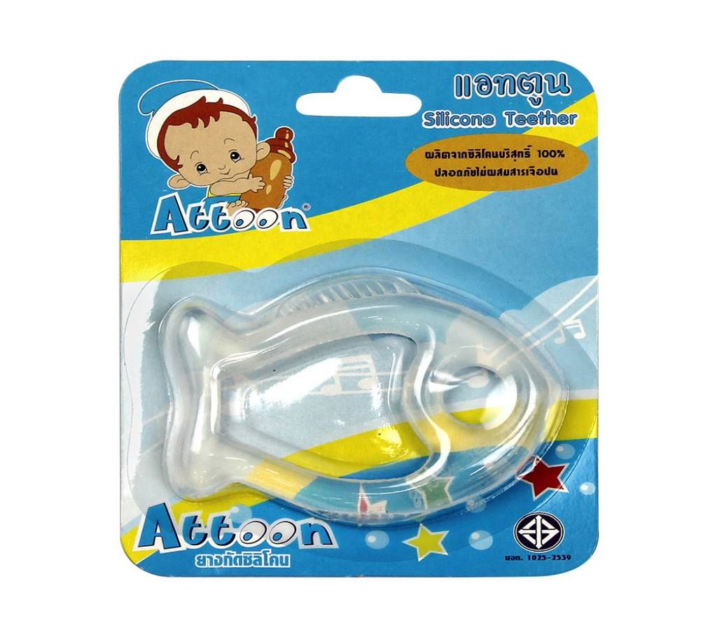 Attoon Fish Shape Silicon Baby Teether