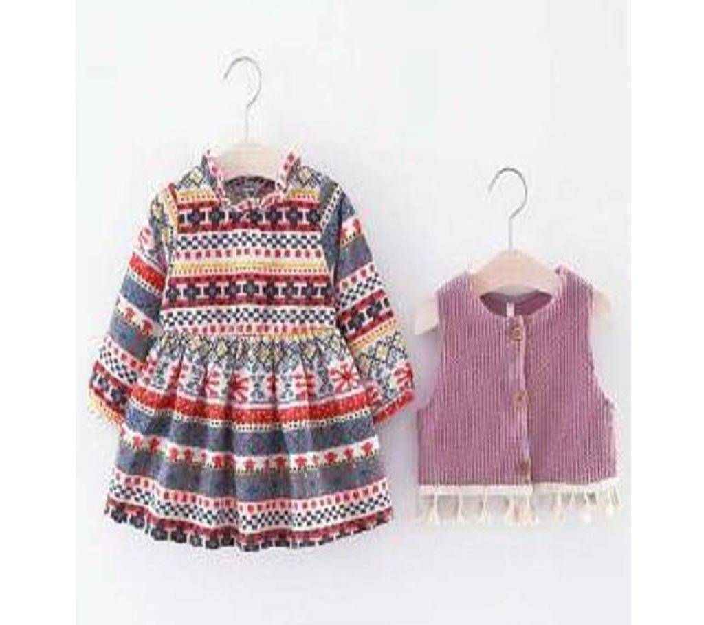Babies Koti And Dress Set 