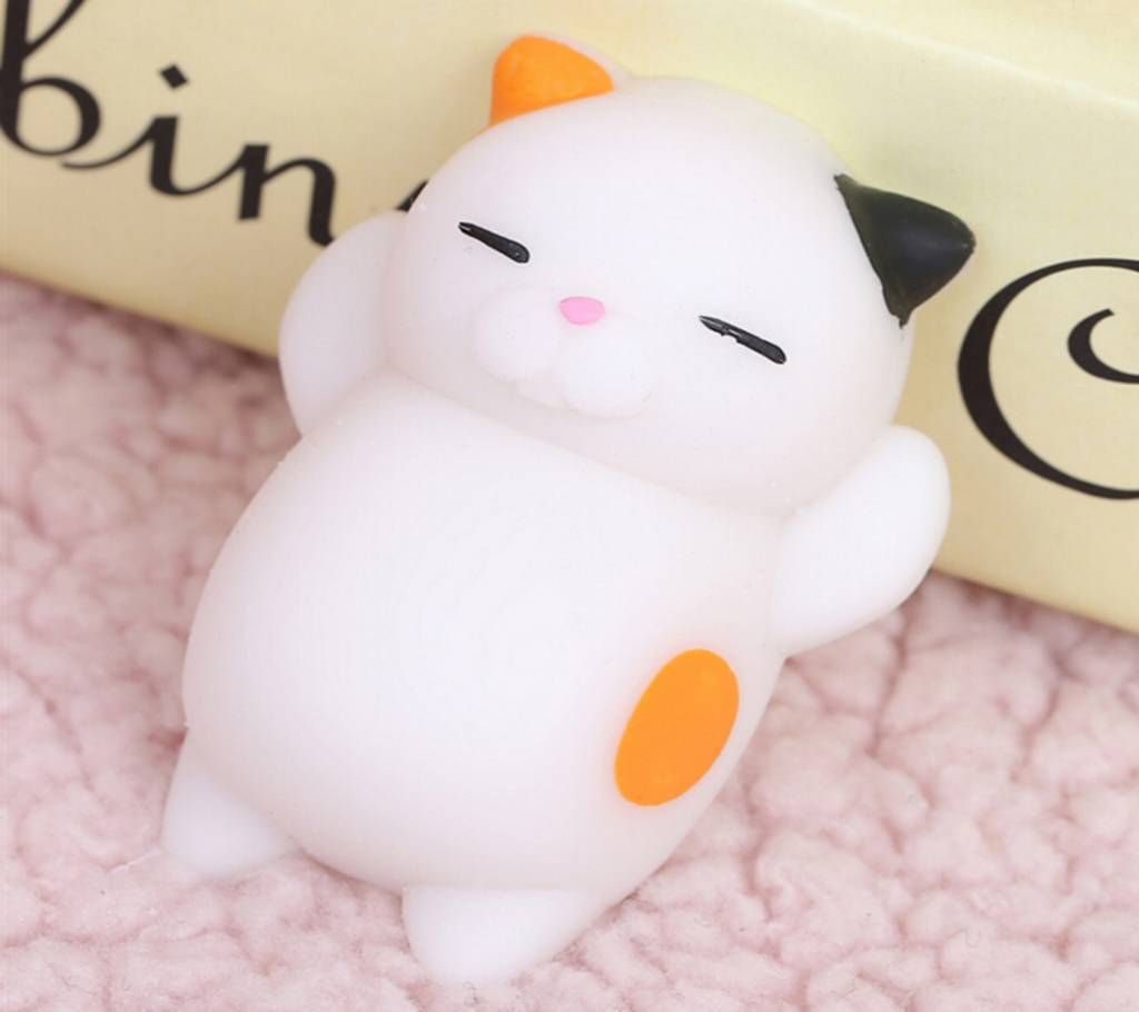 Squishy Cat Black Orange Design