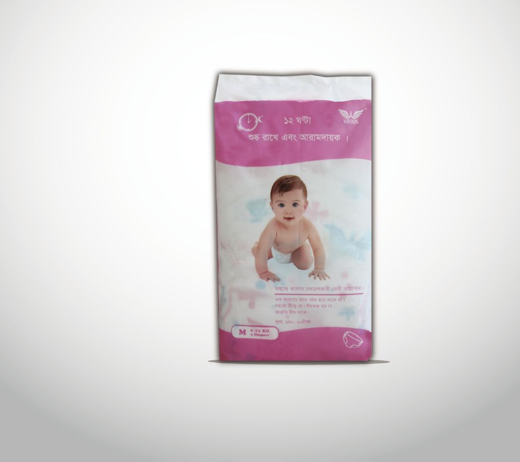 Venus Baby Diaper 6 to 11 KG (5 Piece) 