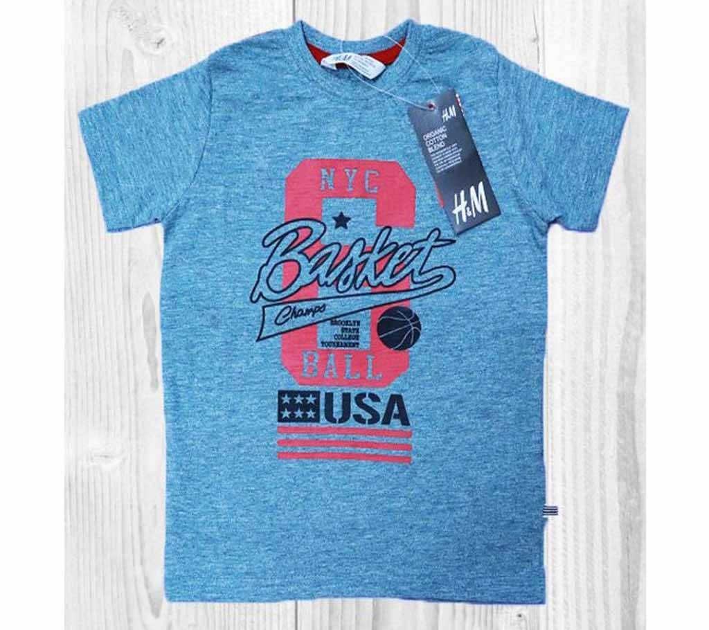 Boys Cotton Half Sleeve T-Shirt