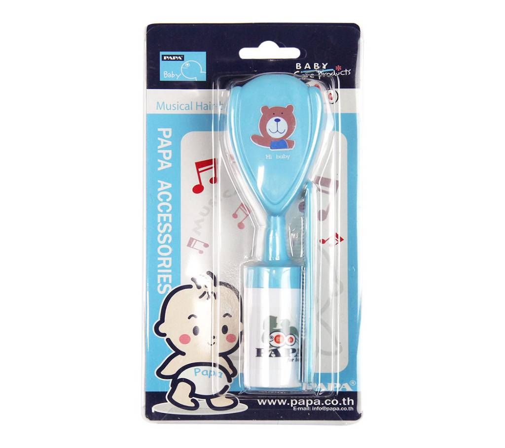 PAPA SKY BLUE MUSICAL HAIR BRUSH &COMB SET