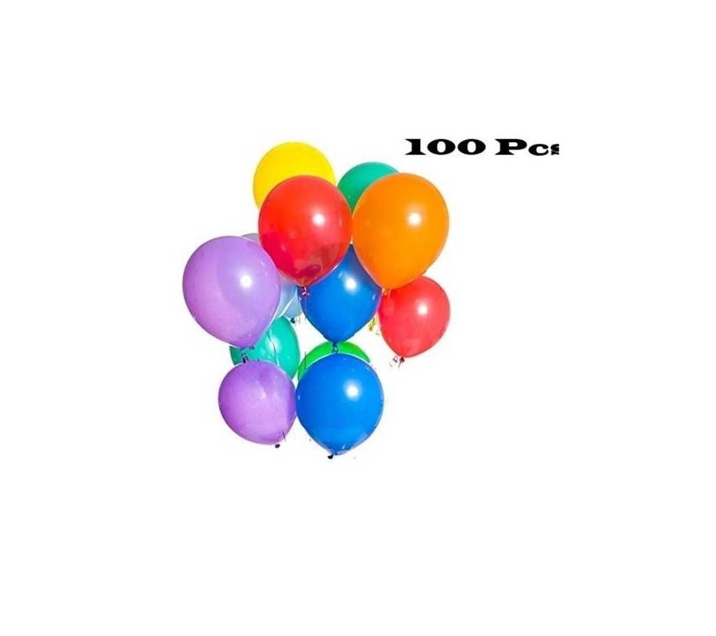 Multi color 100 Pieces Balloons