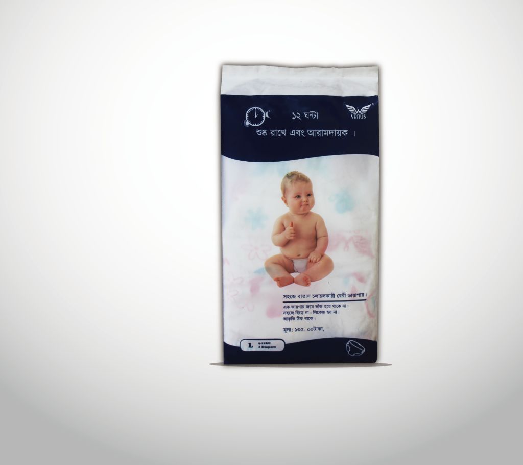 Venus Baby Diaper Size  : L