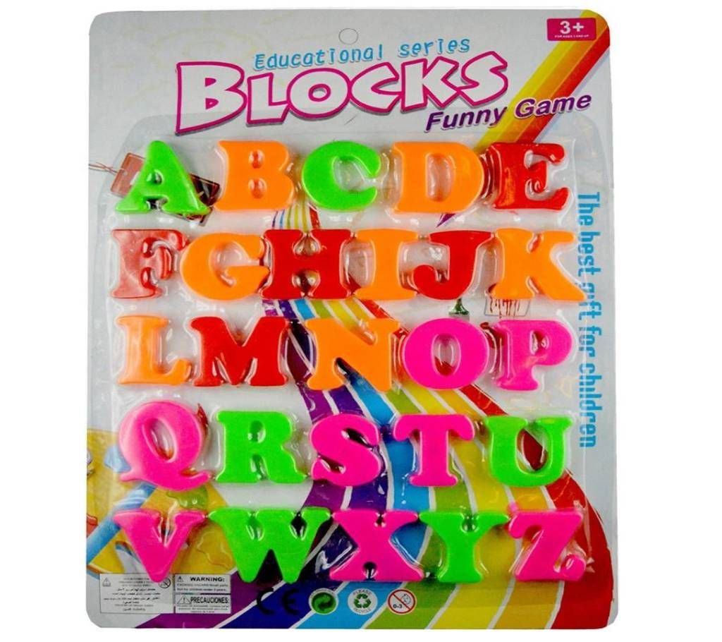 English Alphabets for kids - Multicolor