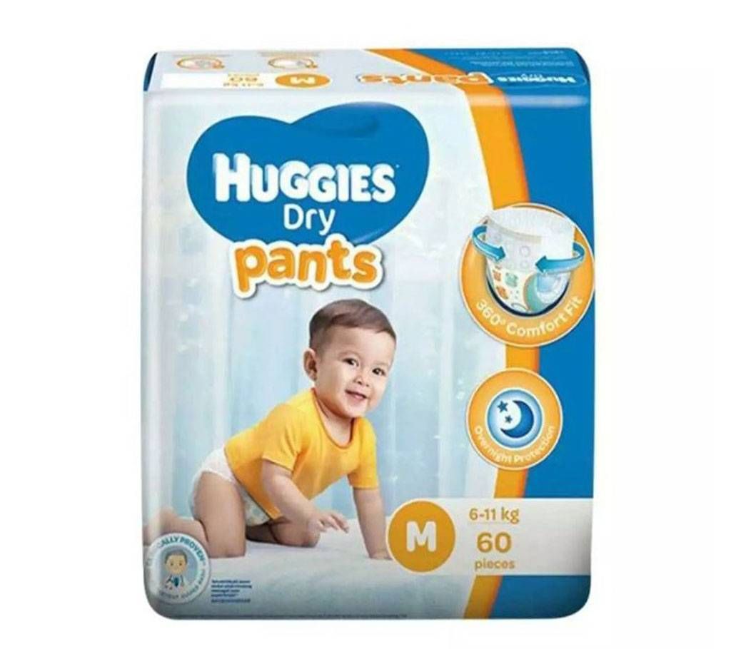 Dry Pants M(6-11Kg) 60 Pcs