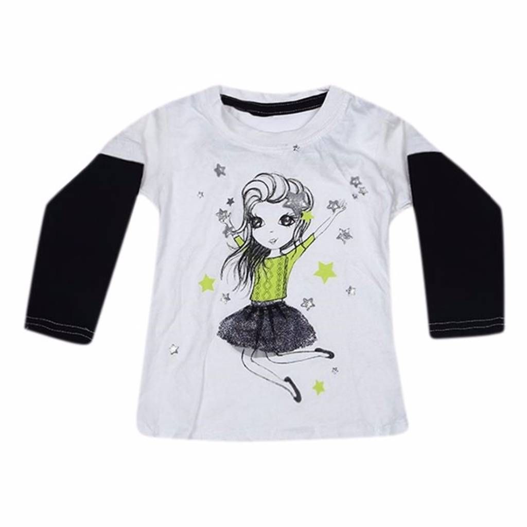 Cotton Full Sleeve T-shirt For Baby Girls