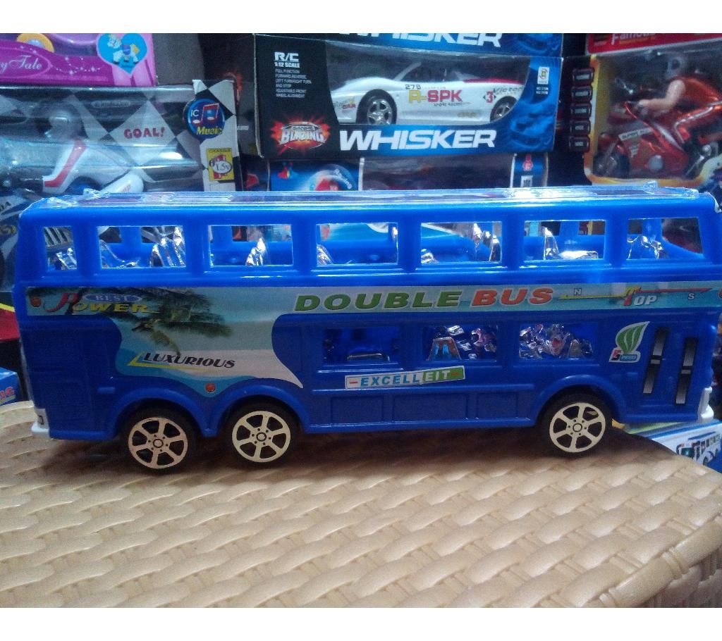 Toy double decker bus