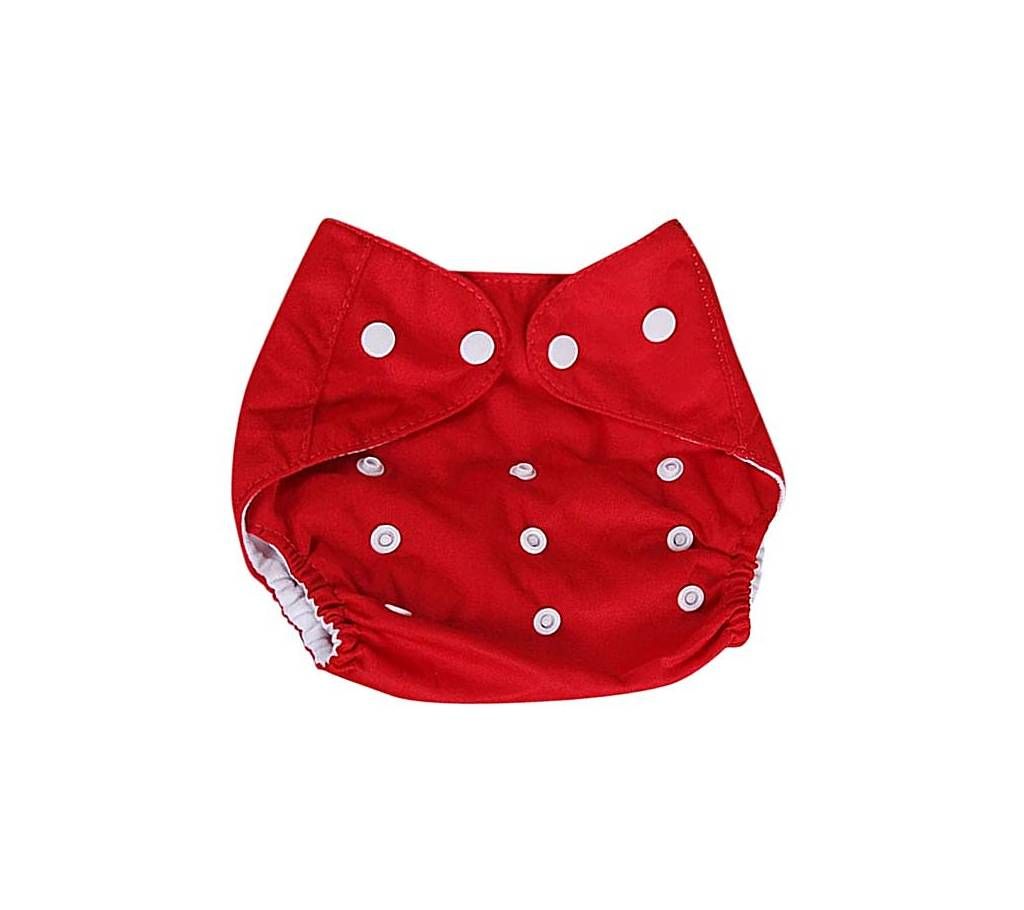 Synthetic Reusable Diaper - Red