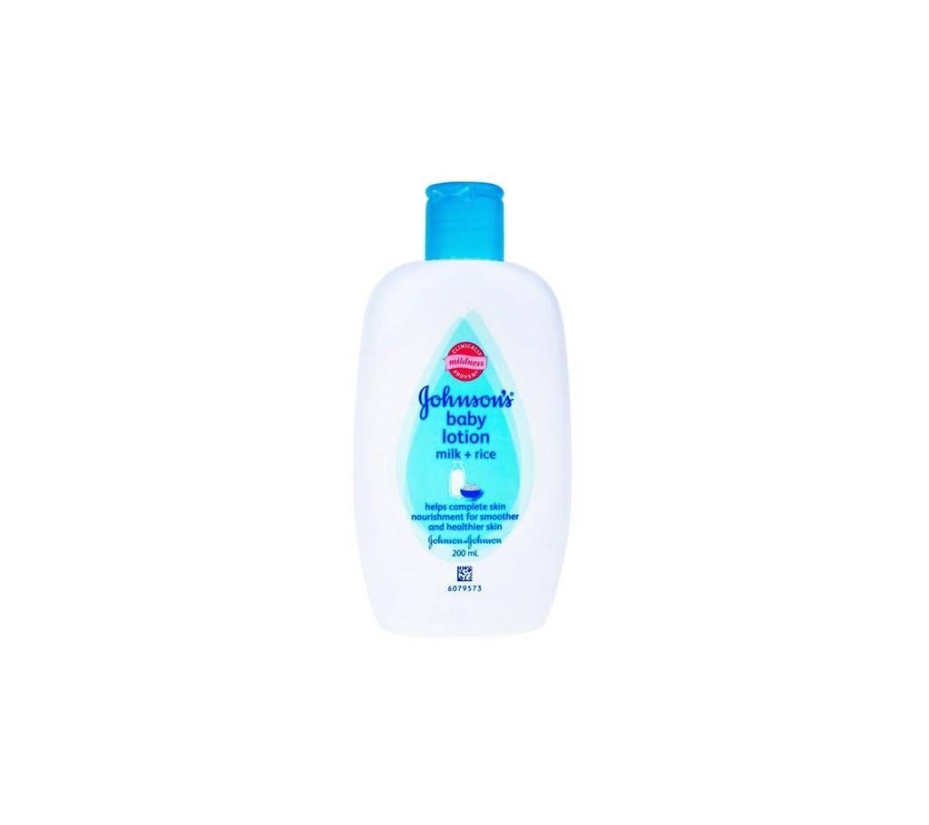 JohnsonJohnson Baby Milk and Rice Lotion 200ml Thailand