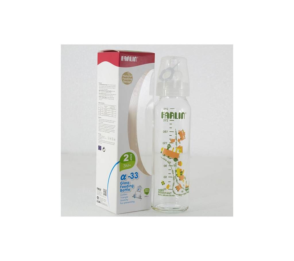 Farlin Heat Resistant Glass Feeder 240 ml / 8 oz