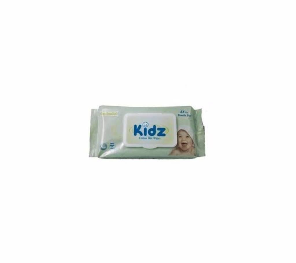 Kidz cotton wet wipes box