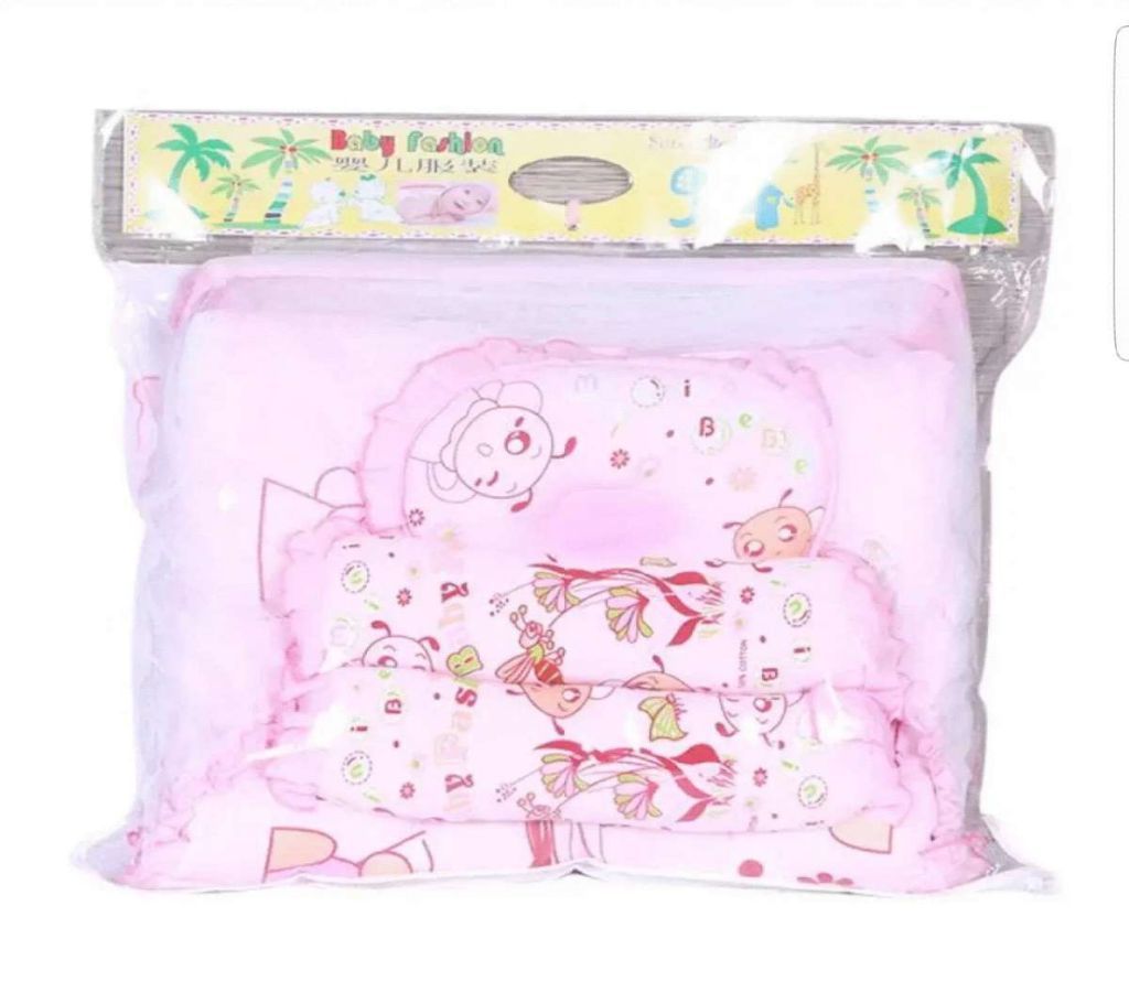 otton Bedding Set (0-2 years) Pink