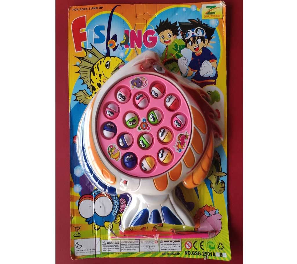Fishing game 15 pc Fish  Pink