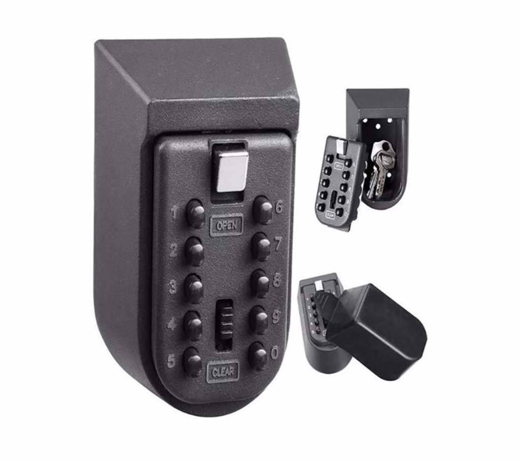10 Digit Combination Full Lock System Wall Mounted Outdoor Waterproof Alloy Key Storage Lock Box