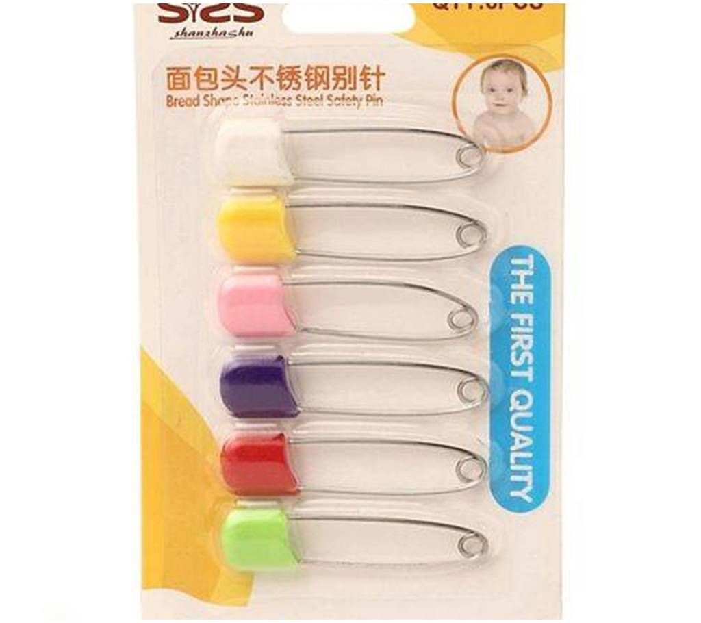 Safety Pins - 6 pcs 