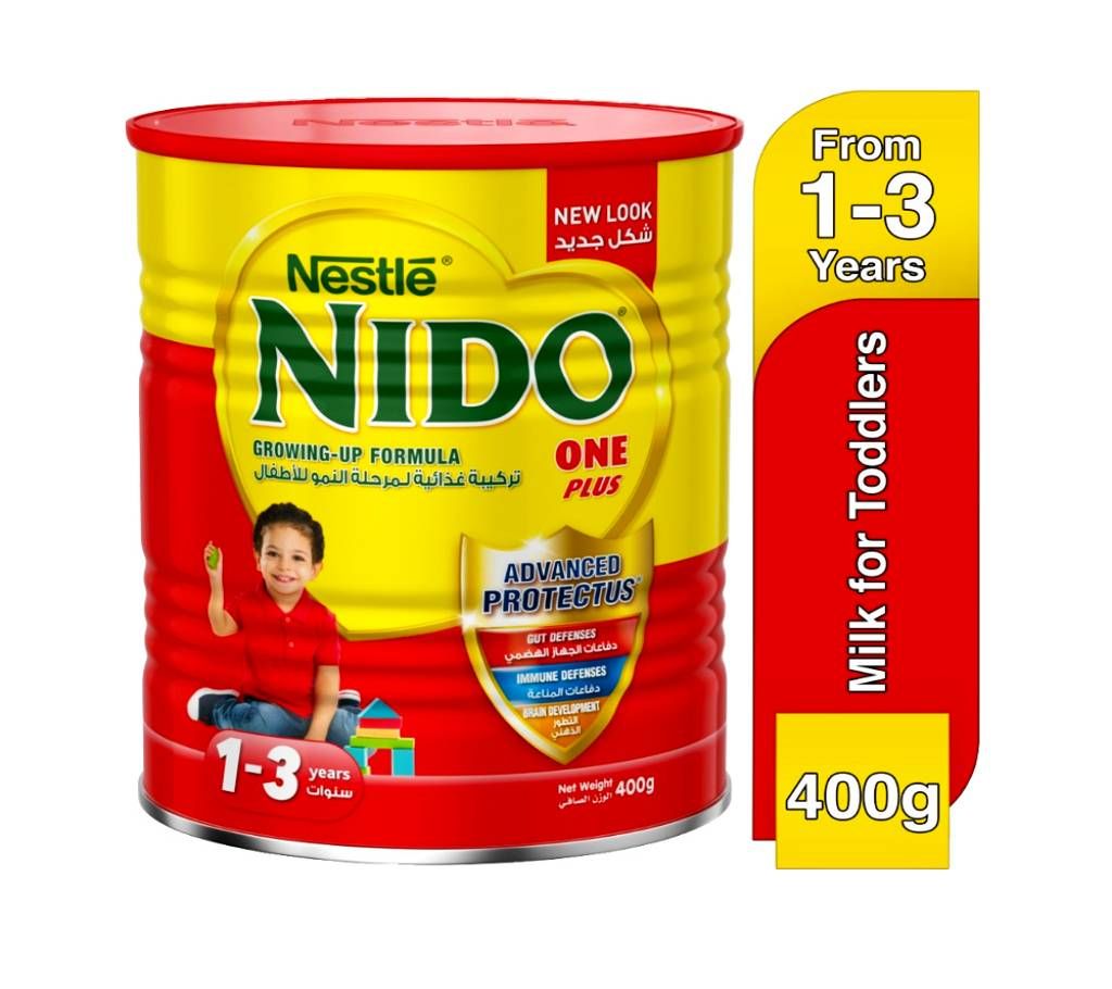 Nido One Plus Growing Up Milk 400gm Dubai
