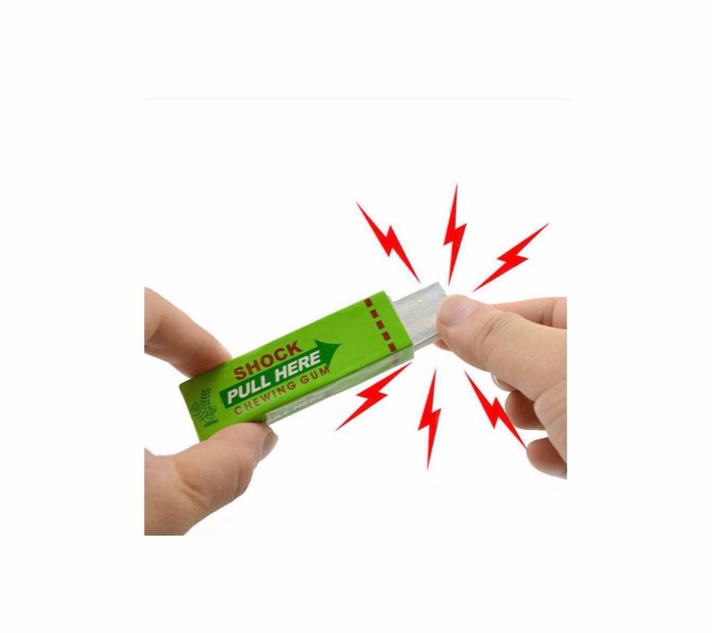 Squishy Joke Prank Toys Electric Shock Shocking Funny Pull Hand Chewing Gum Gags Toys For Chidren