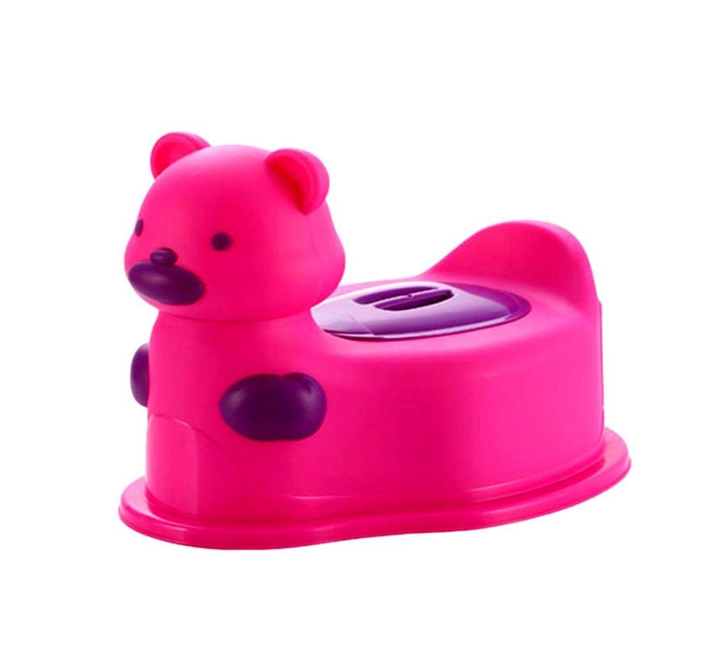 A+B LOVE BABY Pink Teddy Bear Baby Closestool Potty