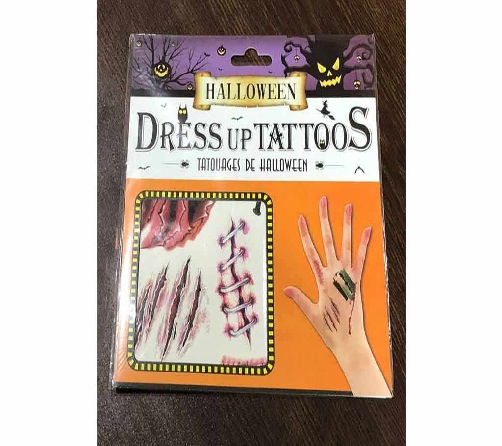 Halloween Dress Up Tattoos