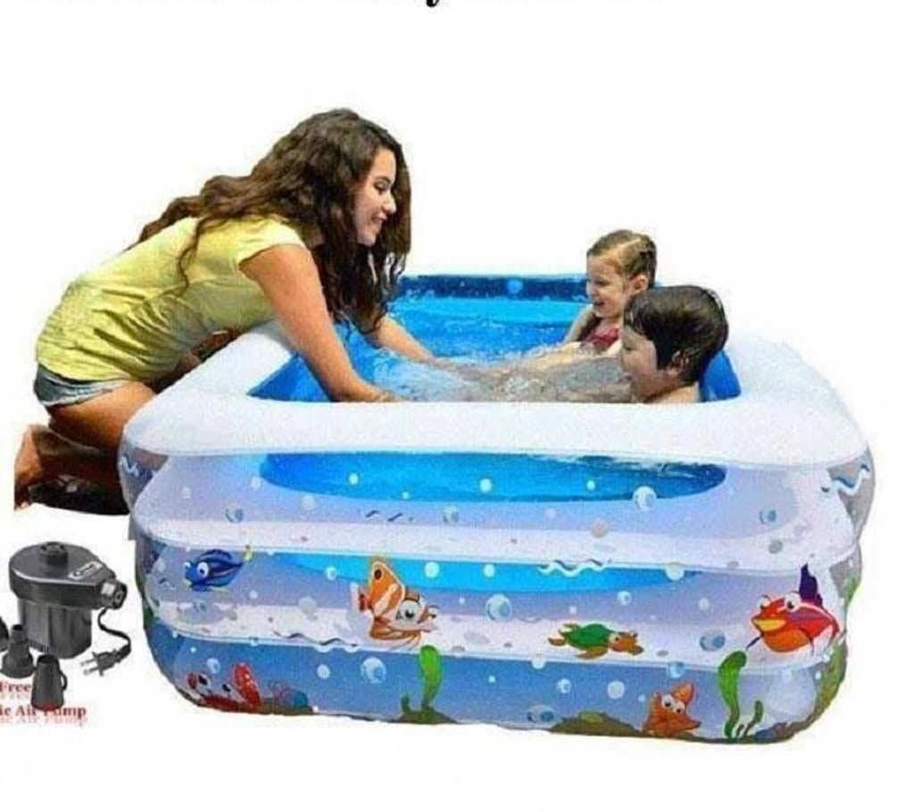 Inflatabe Baby Swimming Pool With Pamper