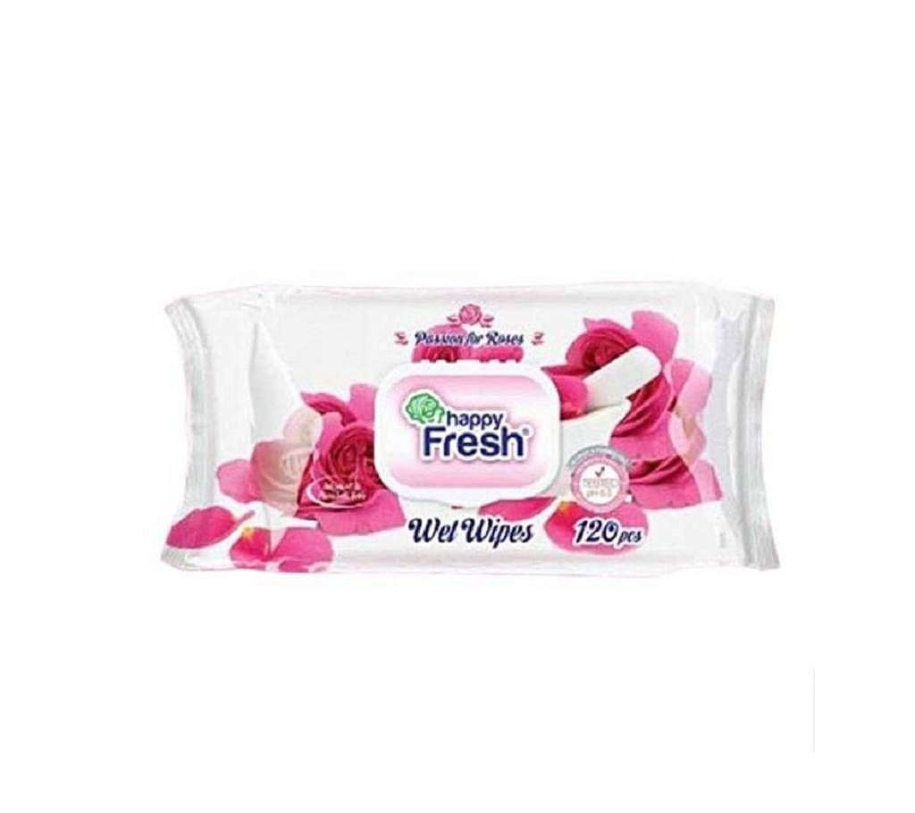 Happy Fresh Wet Wipes - 120pcs