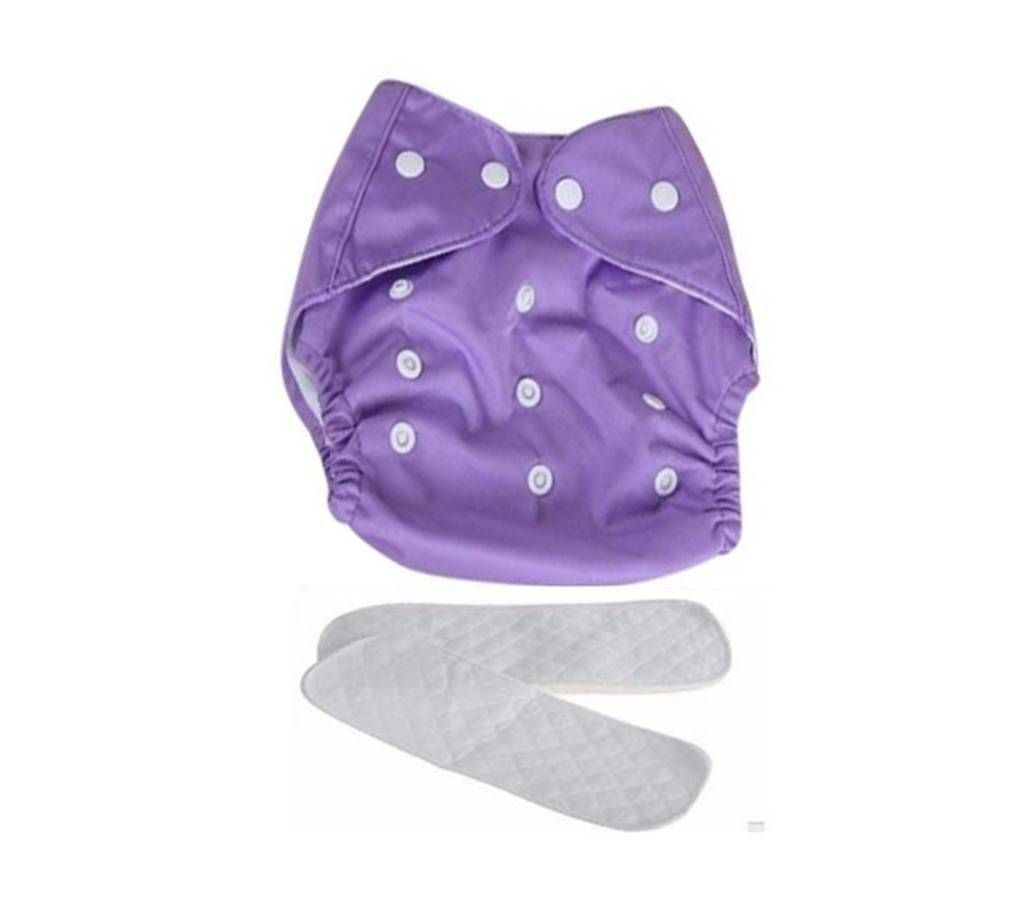 ORGANIC BABY CLOTH DIAPER-PURPLE