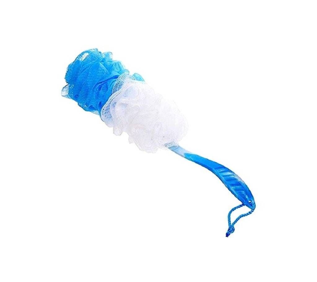 Bath Brush for Baby - Blue and White