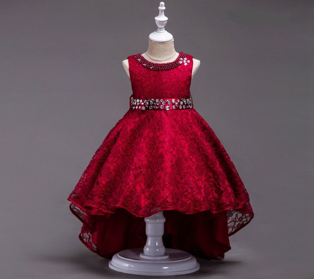 Party Dress- Red  290-B-T93I 4758 1A00-AKD1727-T93I 4758 1A00