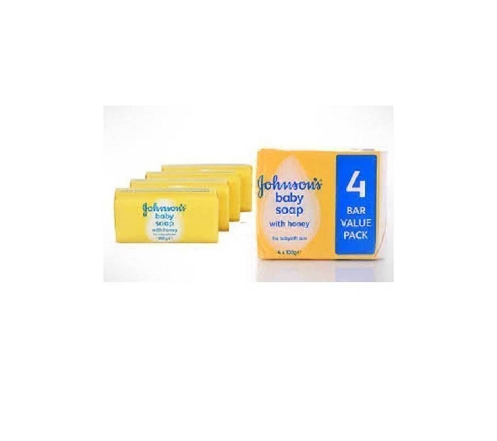 Johnsons Baby Soap 4x100gm