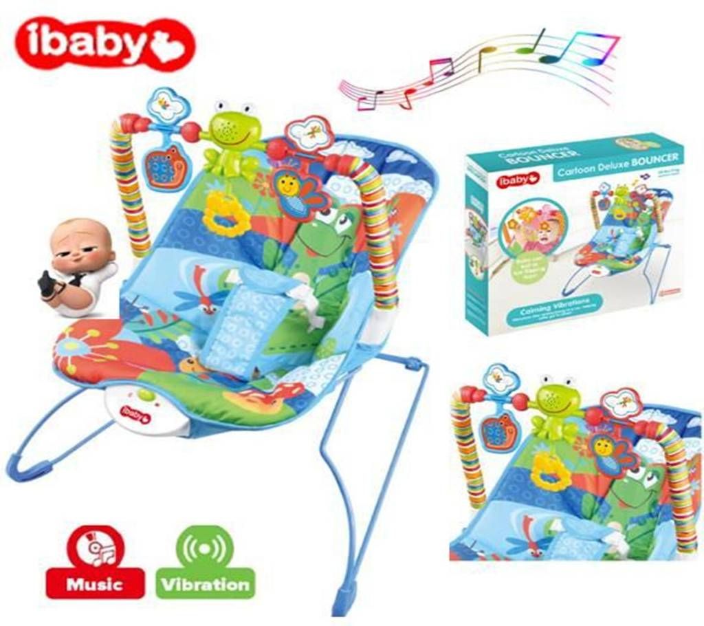 iBaby Rocker Bouncer Music Baby Chair Cartoon