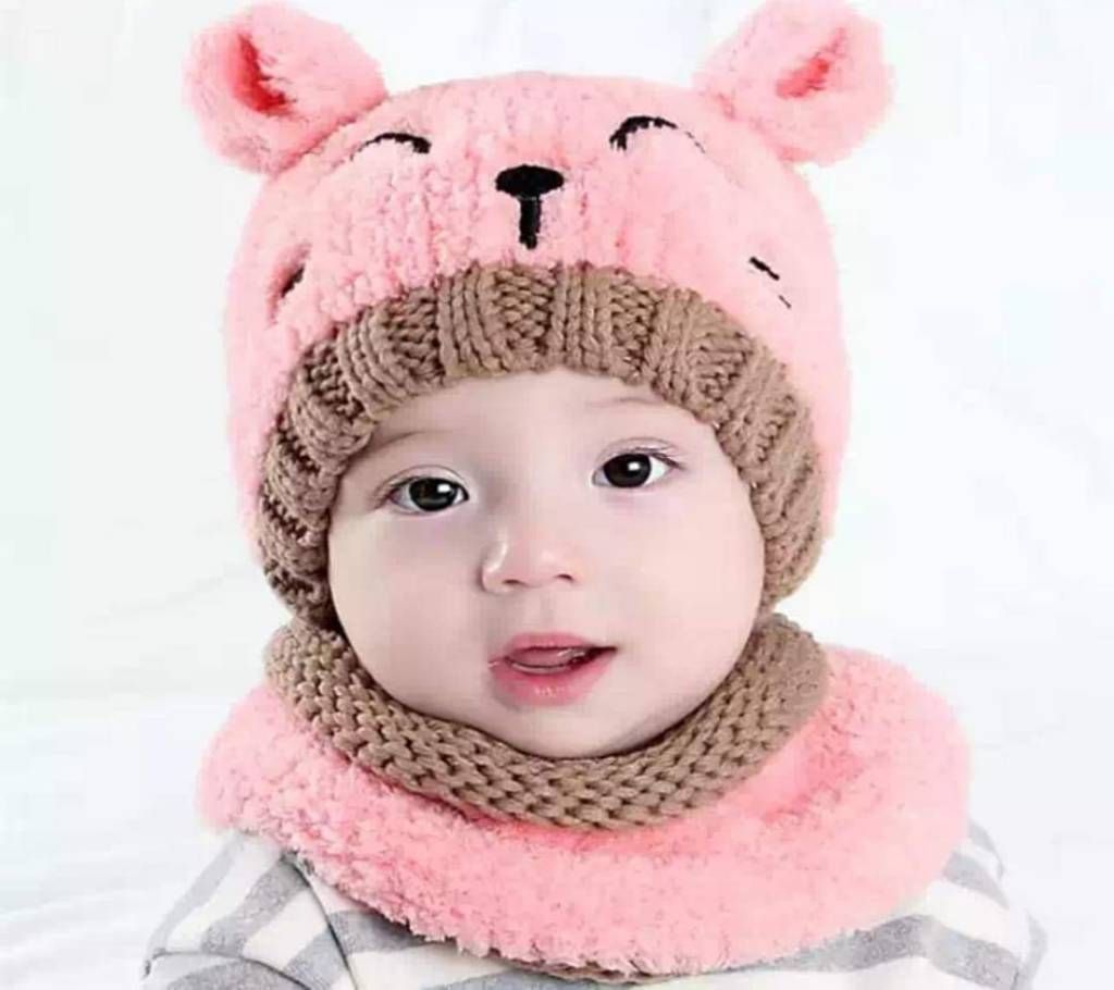 BABY HAT & NECK HOOD SET