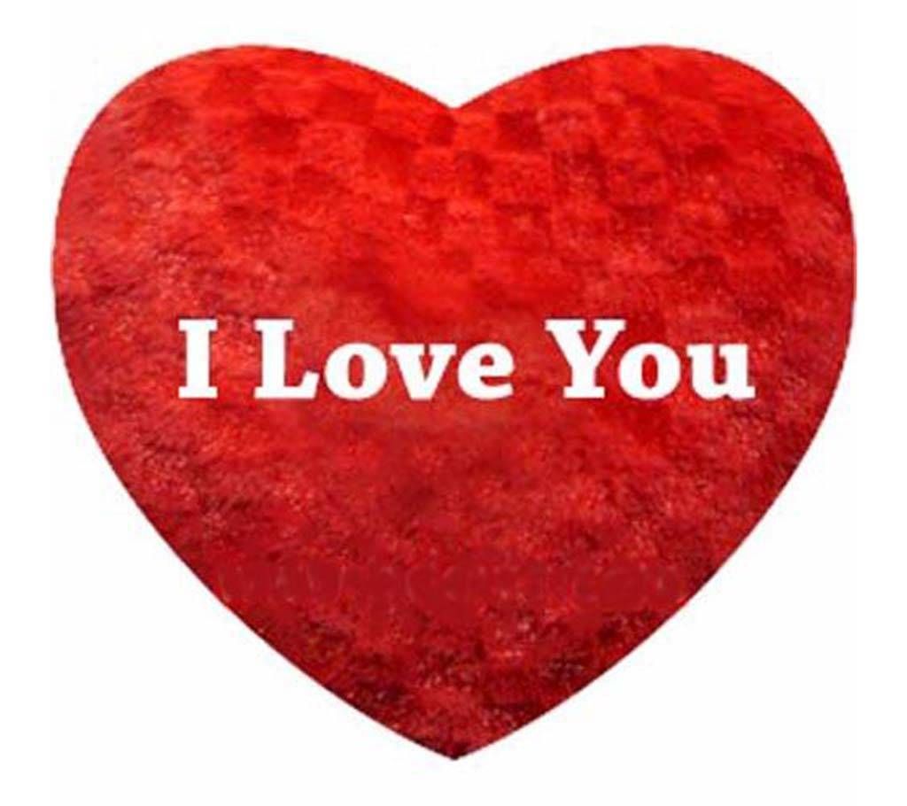 Heart Shaped Red color Pillow 
