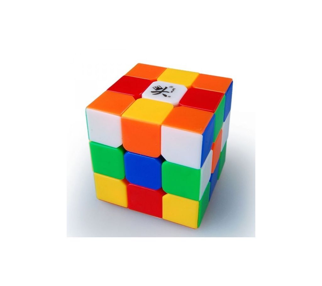 Rubics Cube 3*3 Smooth RC1 Plastic Puzzle - Multi Color