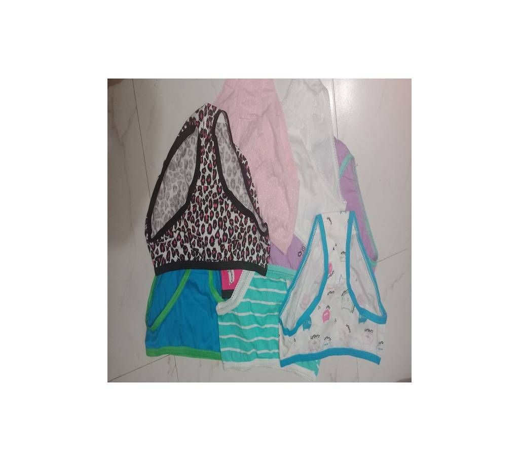 1-10 Years Girls' 10 Piece Pent  Combo Pack