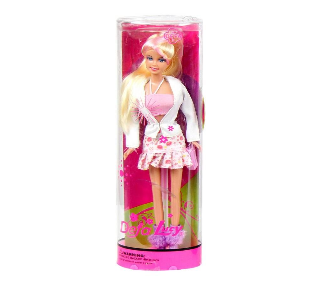 Whitish  Cardigan  Defa Lucy toy for kids 
