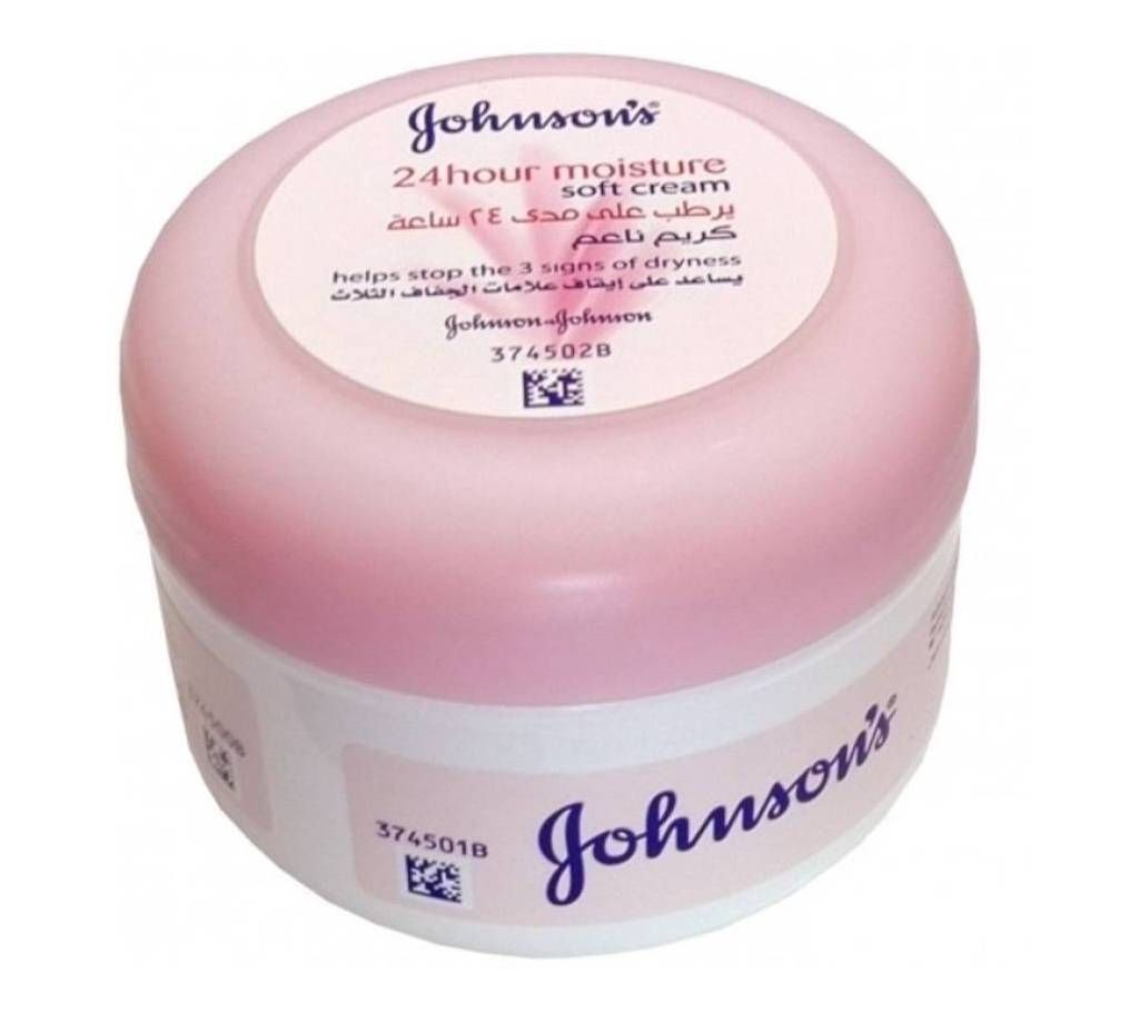 Johnson's 24 h moisture soft cream  (200 ml) - Germany