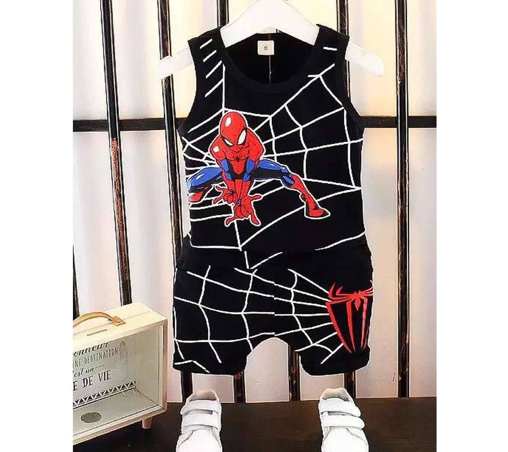 soft cotton boys kids spiderman set