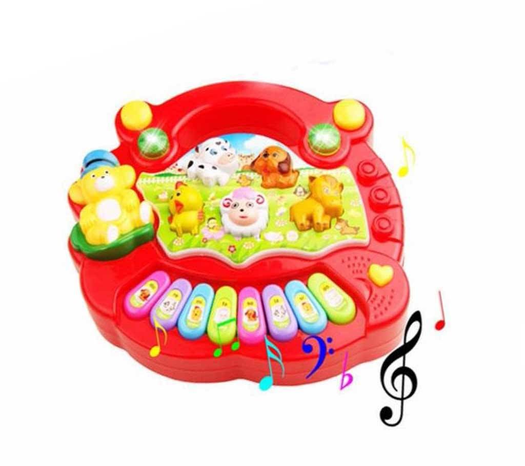 Kids Educational Mini Colorful Piano Farm Developmental Music Toys