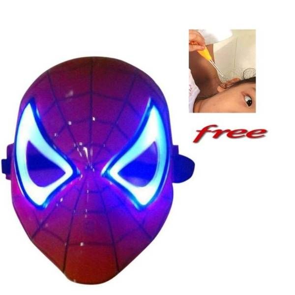 Spider Man Mask with free LED Ear Pick